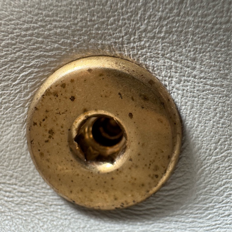 Chanel灰菱格金雙C小方珍珠鏈包-23