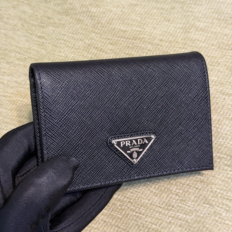 PRADA Saffiano皮革錢包-6