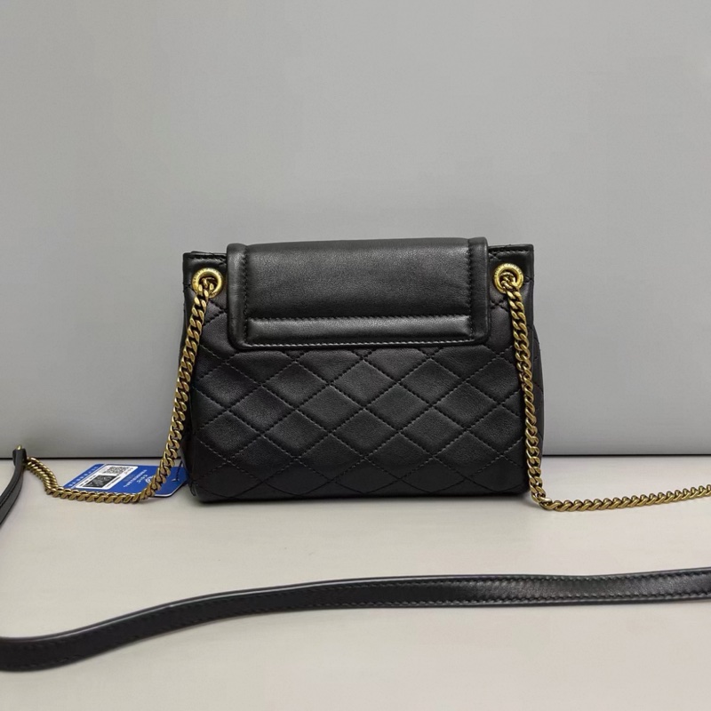 YSL聖羅蘭Nolita系列黑金全皮迷你包-1