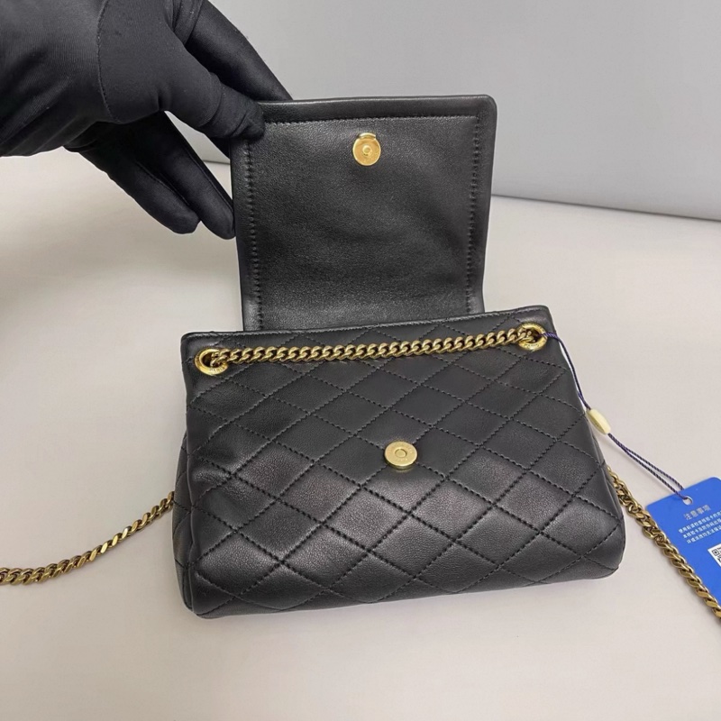 YSL聖羅蘭Nolita系列黑金全皮迷你包-5