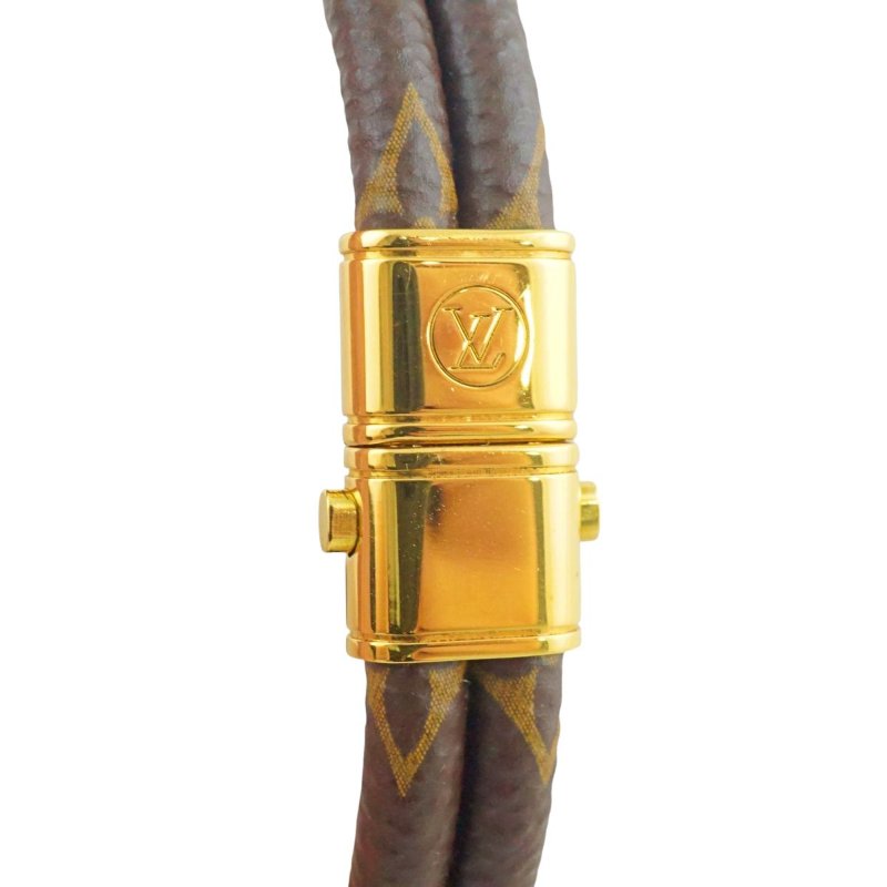 LV M8109F Keep It Twice 原花雙圈鎖頭手環-9