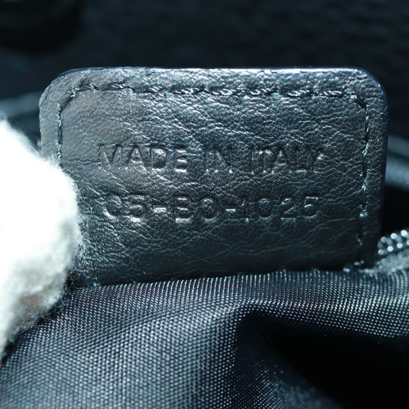 【日本直送】Christian Dior Trotter帆布手提包 黑色 銀色 正品 164034V-11