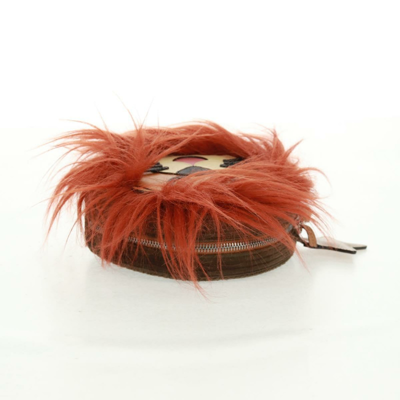 【日本直送】GUCCI 雙G獅子互扣手拿包,棕色/銀色皮革,貨號704806,正品編號157517SAV-4