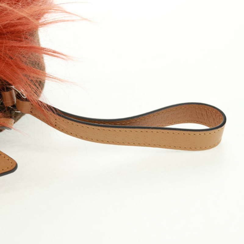 【日本直送】GUCCI 雙G獅子互扣手拿包,棕色/銀色皮革,貨號704806,正品編號157517SAV-7