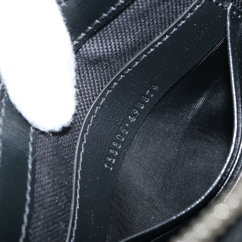 【日本直送】GUCCI GG Supreme 單肩包 PVC 黑色銀色 正品 157567SAV-10