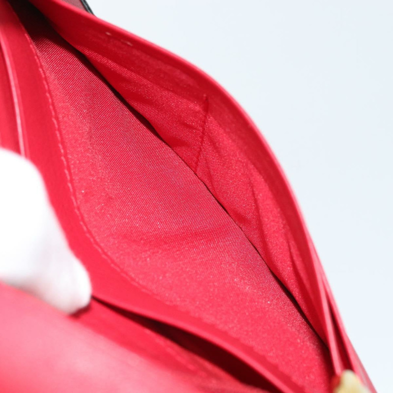 【日本直送】Christian Dior 長皮夾,黑色皮革,金色,正品 157500V-23