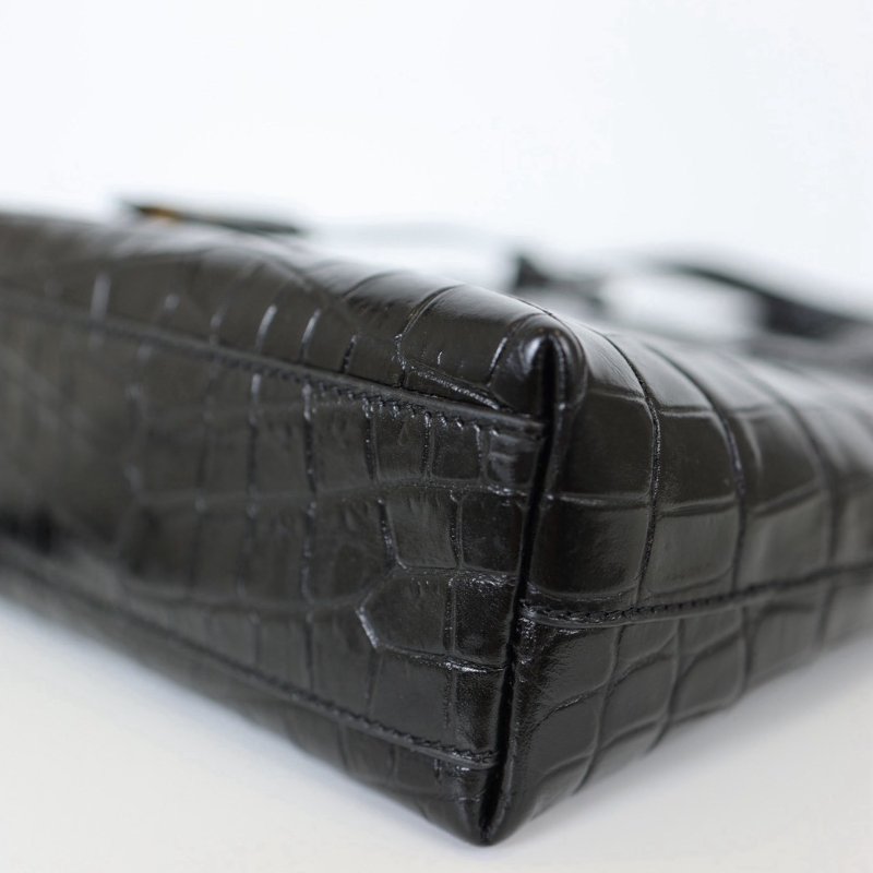 二手Ysl mini tote 鱷魚壓紋-10