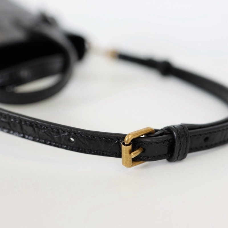 二手Ysl mini tote 鱷魚壓紋-12