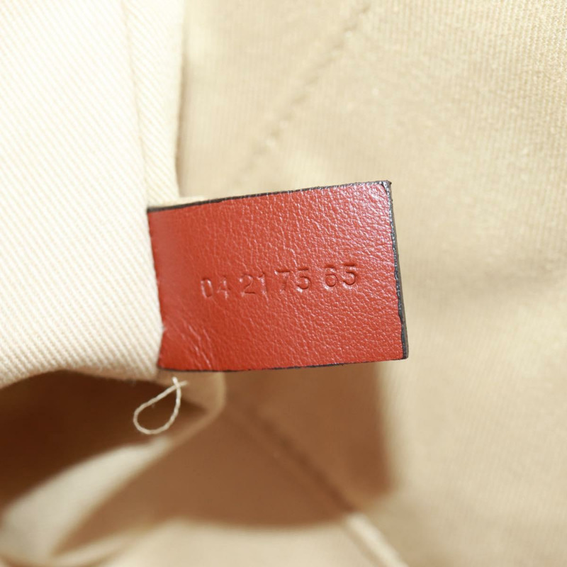 【日本直送】Chloe Woody 手提包 帆布 兩用 米色 金色 正品 am10533V-11