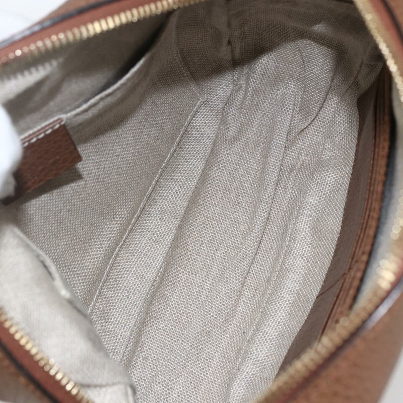 【日本直送】GUCCI GG帆布肩背包 米色/金色 449413 正品 ka1538M-9