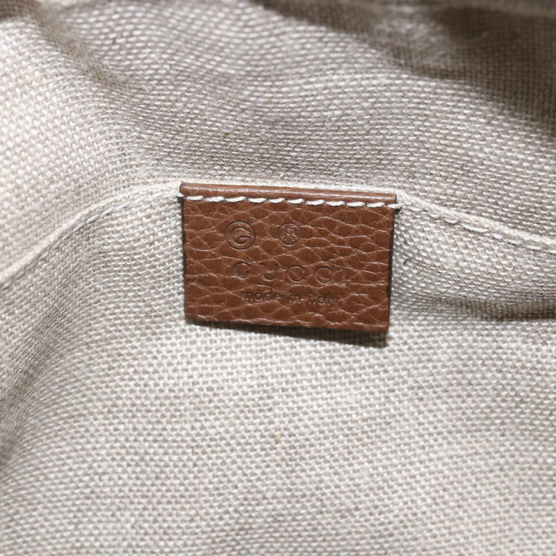 【日本直送】GUCCI GG帆布肩背包 米色/金色 449413 正品 ka1538M-17