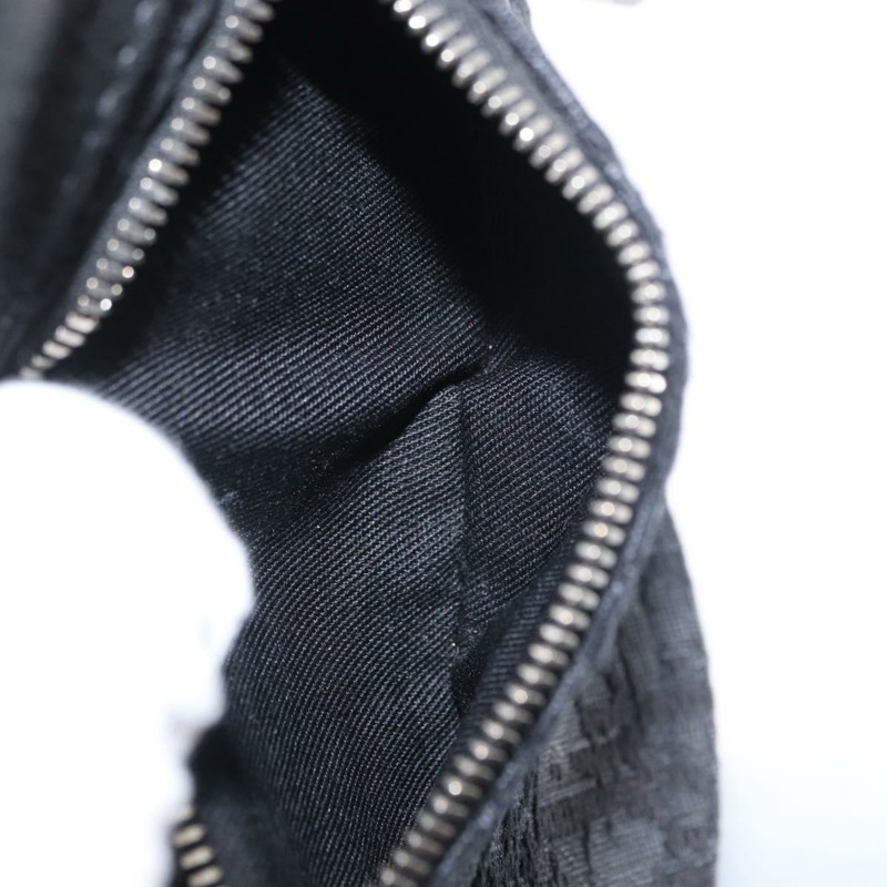 【日本直送】Christian Dior Oblique Trotter帆布馬鞍包 黑色銀色 正品 ka1589A-22