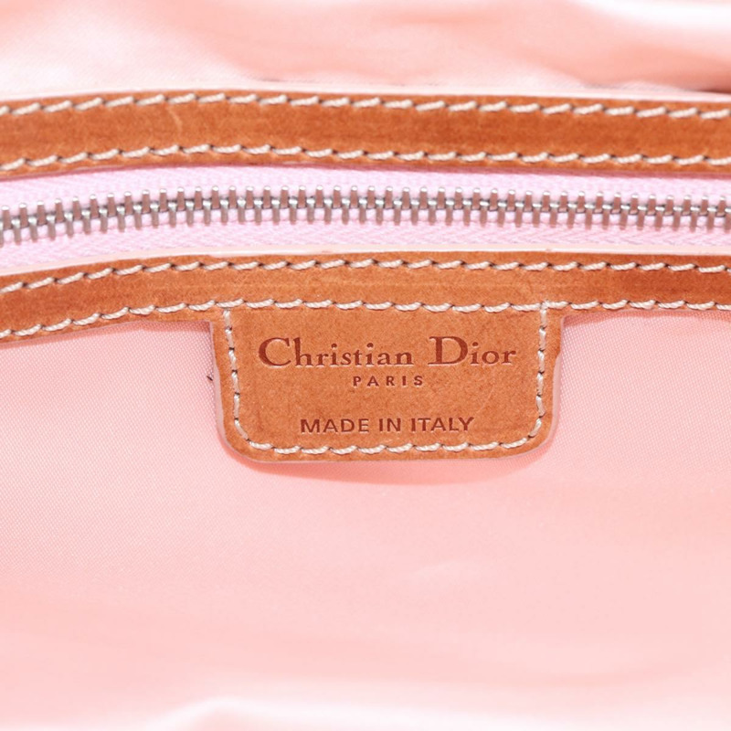 【日本直送】Christian Dior Trotter帆布浪漫手提包 米色 銀色 正品 165901V-16