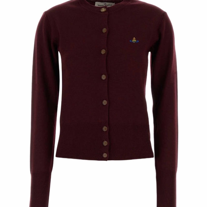 Vivienne Westwood 女士 Bea 針織開衫XXS XS S M L碼-0