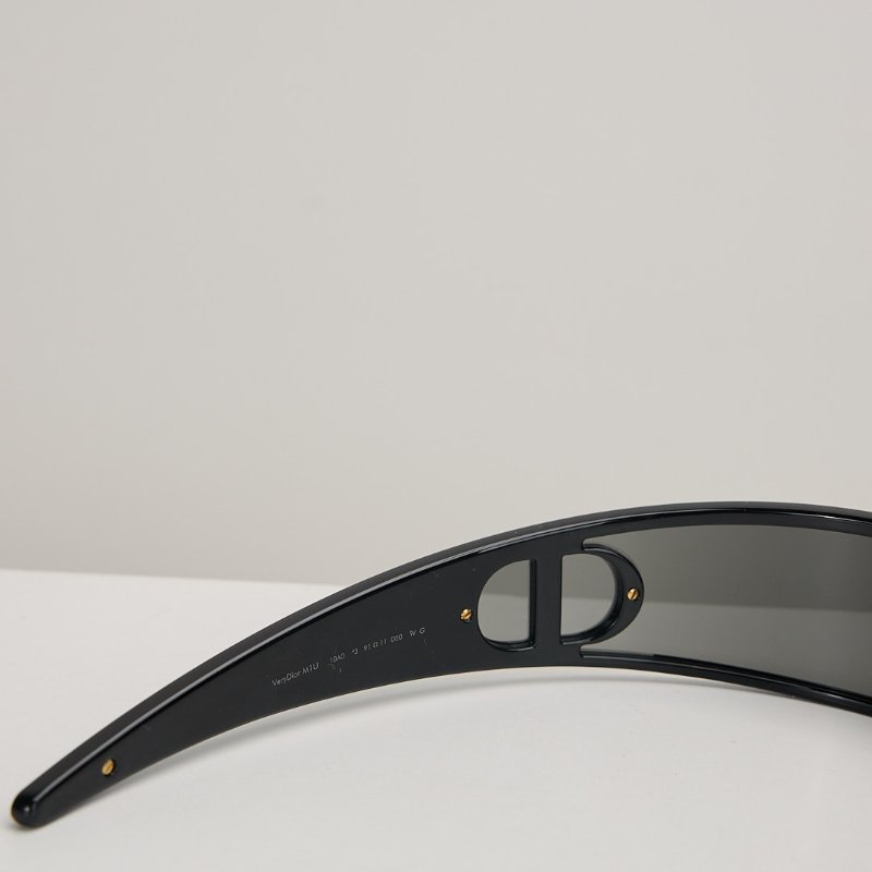 DIOR veryDior M1U 髮箍墨鏡 / 黑金-6