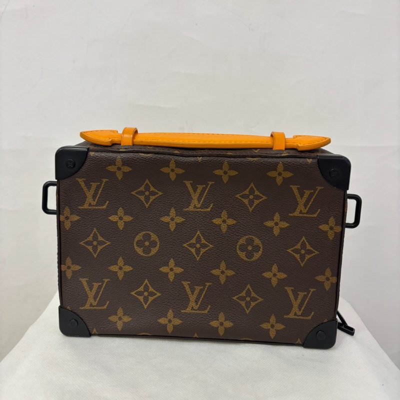 Louis Vuitton 牛皮黃邊雙條soft trunk-2