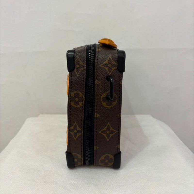 Louis Vuitton 牛皮黃邊雙條soft trunk-3