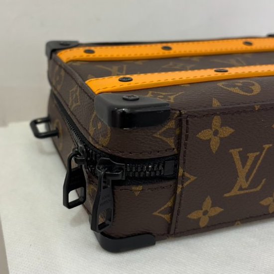 Louis Vuitton 牛皮黃邊雙條soft trunk-5