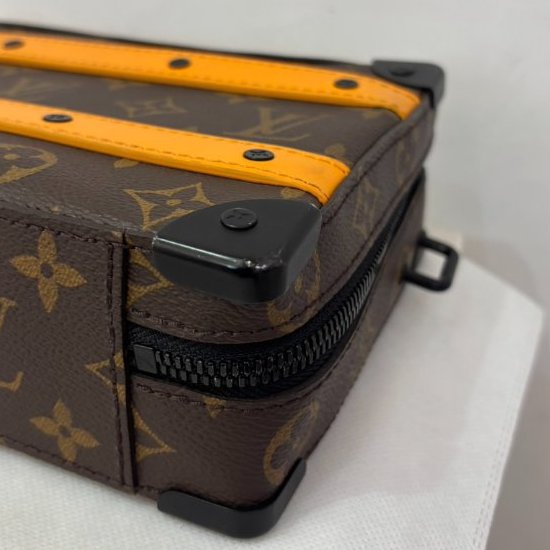 Louis Vuitton 牛皮黃邊雙條soft trunk-6