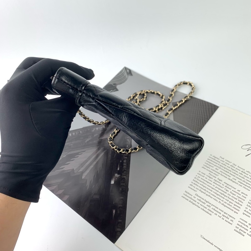 Chanel 31bag nano黑金-3