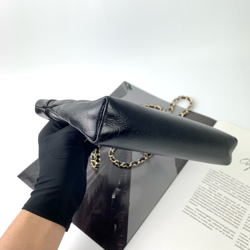 Chanel 31bag nano黑金-4