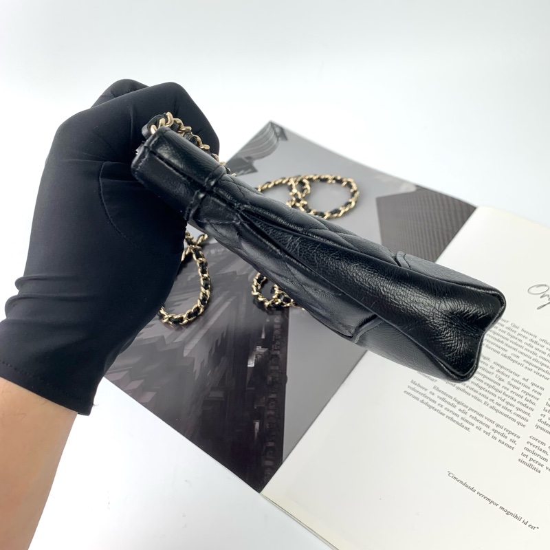 Chanel 31bag nano黑金-5