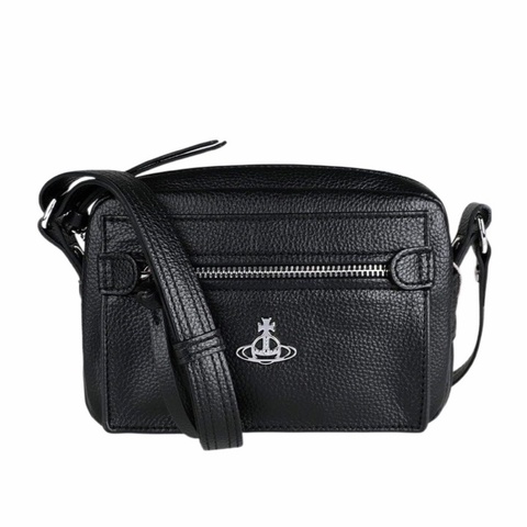Vivienne Westwood 女士 Anna 拉鍊口袋斜挎包均碼碼19cm*5cm*13cm