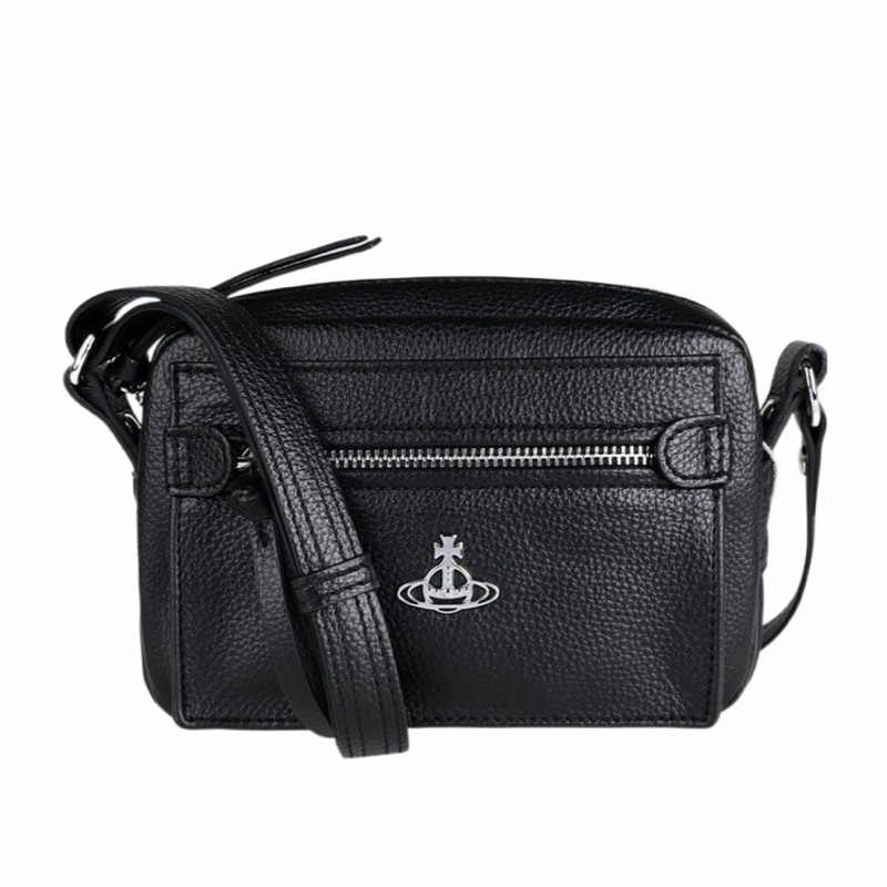 Vivienne Westwood 女士 Anna 拉鍊口袋斜挎包均碼碼19cm*5cm*13cm-0