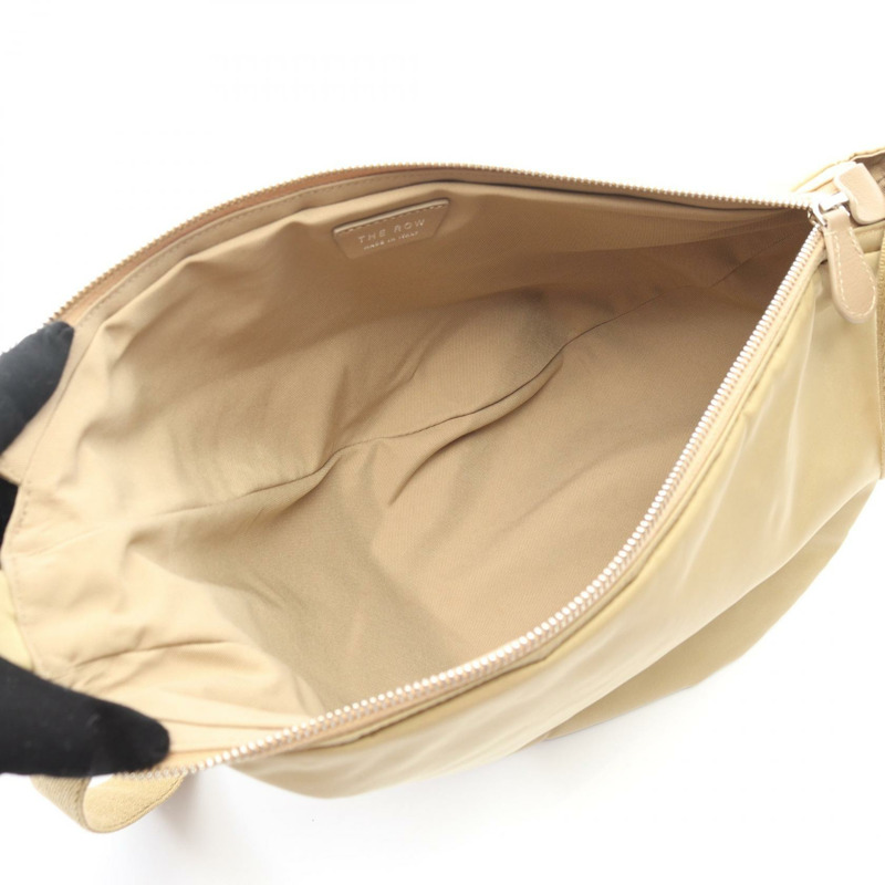 THE ROW SLOUCHY BANANA TWO 斜背包 W1304 W256 尼龍 米色 二手-2