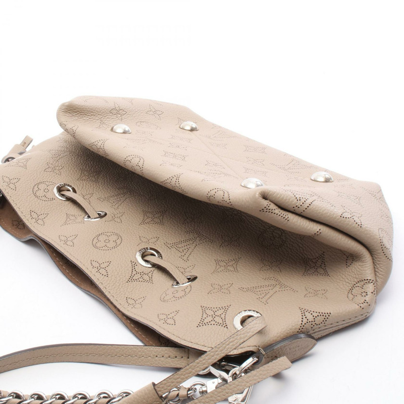 路易威登 Bella 單肩手提包 M57201 Mahina 皮革 Galet 二手女士 LV-4