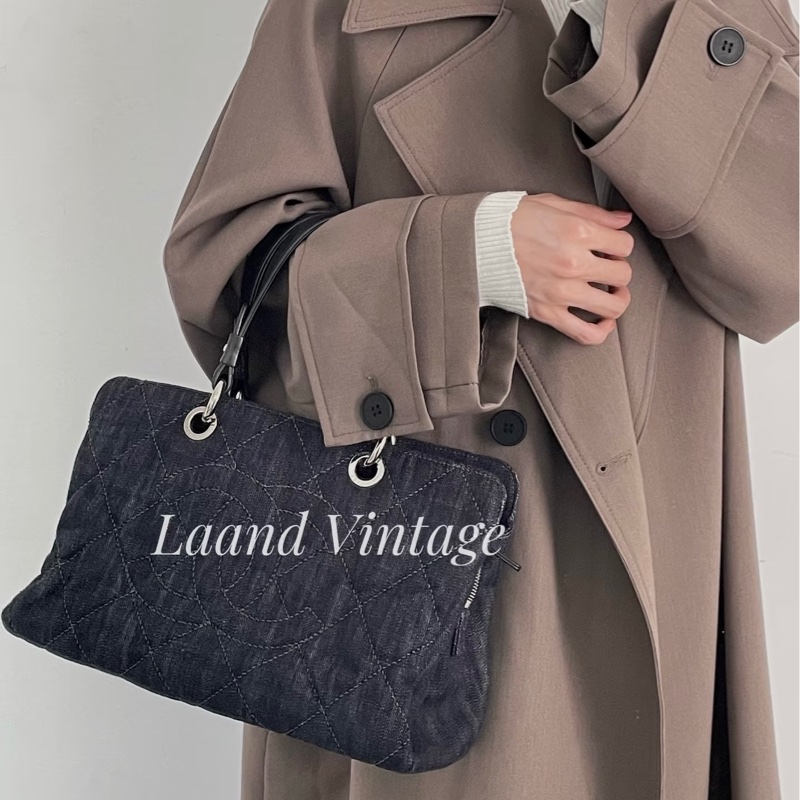 Chanel 牛仔布面托特包/GST-1
