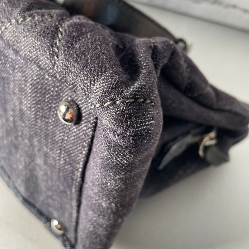 Chanel 牛仔布面托特包/GST-5