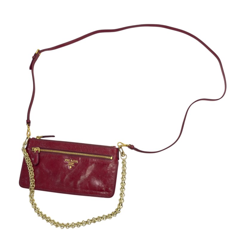 PRADA *自加鏈>送無品牌鏈帶* 2用包-0