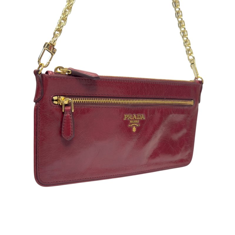 PRADA *自加鏈>送無品牌鏈帶* 2用包-5