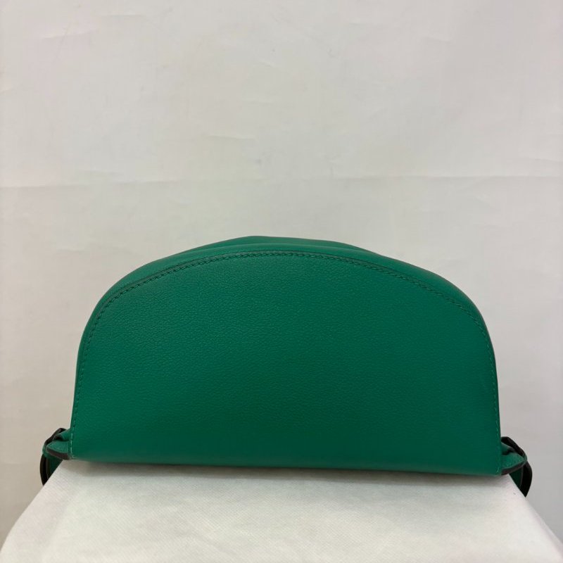 Hermes絲絨綠銀釦EC牛皮GR24 Ado雙肩包-4