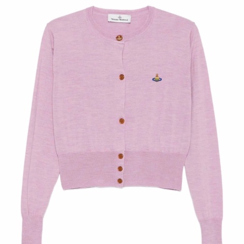 Vivienne Westwood 女士 Bea 球形裝飾紐扣開衫XXS XS S M L XL