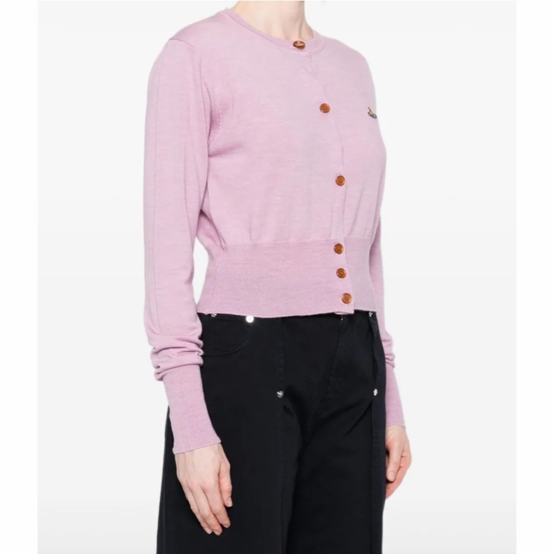 Vivienne Westwood 女士 Bea 球形裝飾紐扣開衫XXS XS S M L XL-2