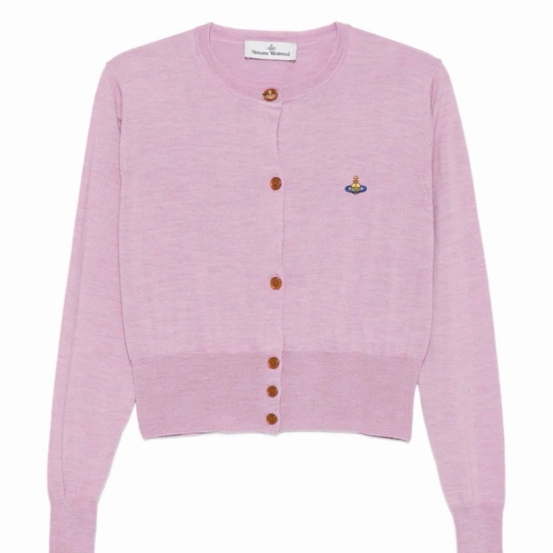 Vivienne Westwood 女士 Bea 球形裝飾紐扣開衫XXS XS S M L XL-4