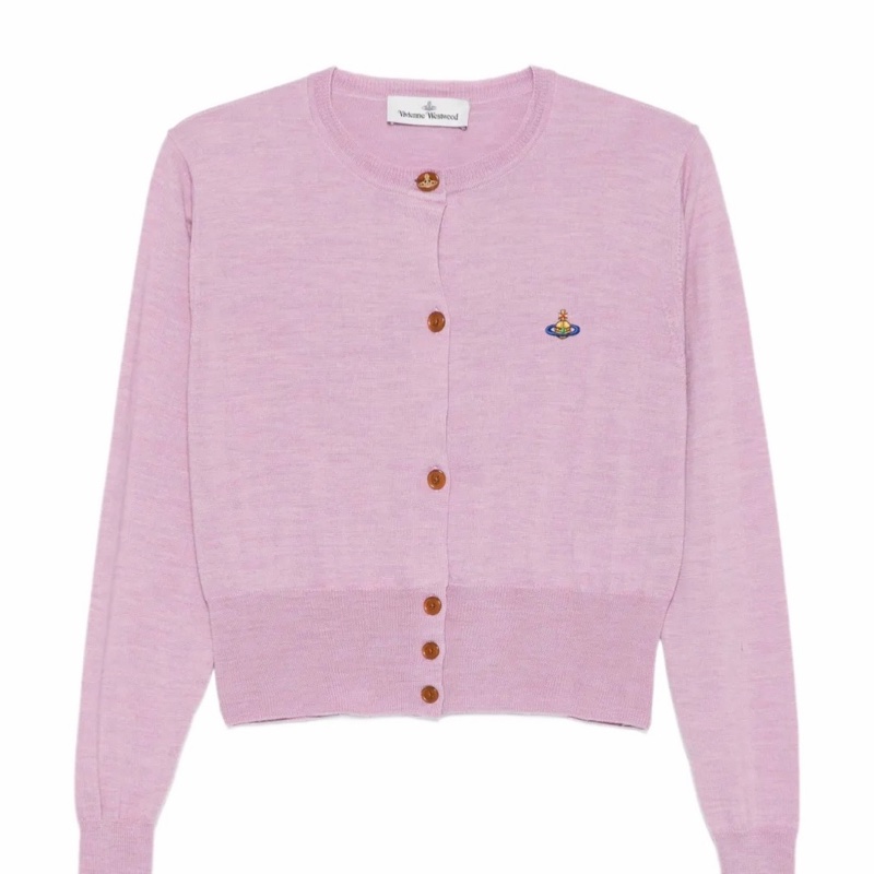 Vivienne Westwood 女士 Bea 球形裝飾紐扣開衫XXS XS S M L XL-5