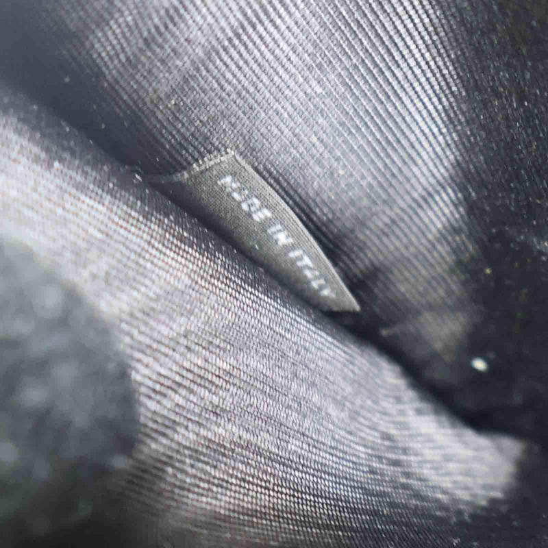 黑色牛皮 拉鍊 長夾【PRADA 普拉達】-9