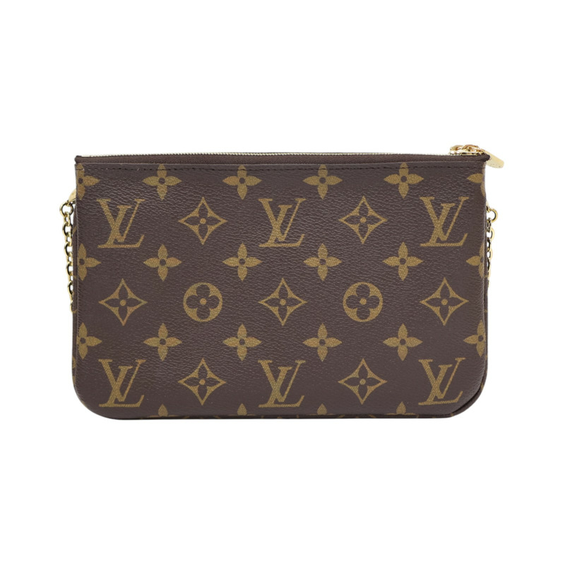 棕色 原花帆布 Vivienne 雙拉鏈 肩背包 M68486【LOUIS VUITTON LV 路易威登】 M68486-1