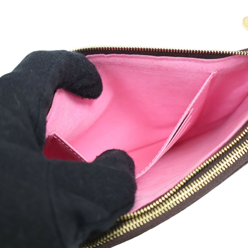 棕色 原花帆布 Vivienne 雙拉鏈 肩背包 M68486【LOUIS VUITTON LV 路易威登】 M68486-6