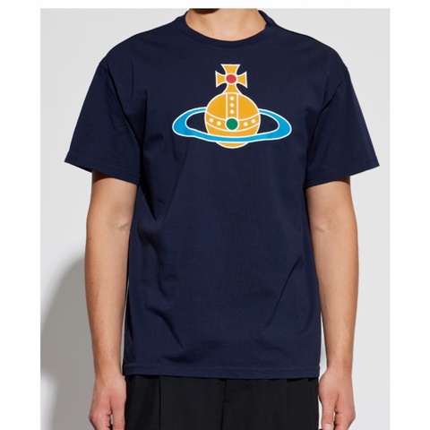 Vivienne Westwood 男士 短袖T恤S M L XL碼模特身高185CM，穿著L碼