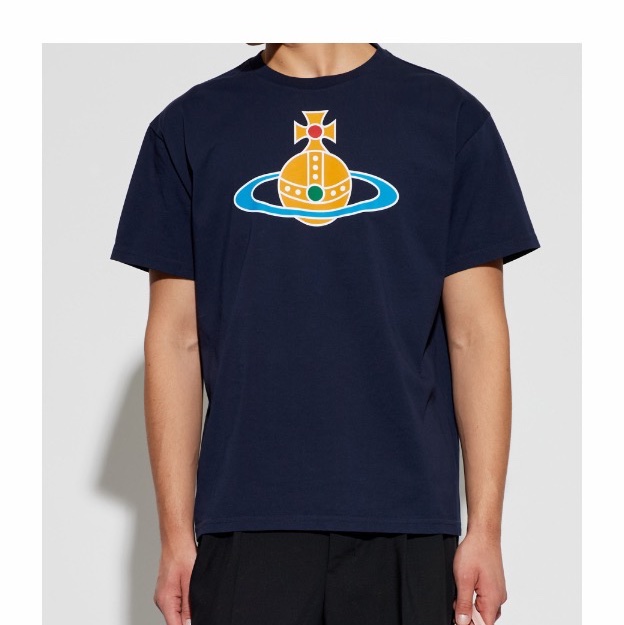 Vivienne Westwood 男士 短袖T恤S M L XL碼模特身高185CM,穿著L碼-1