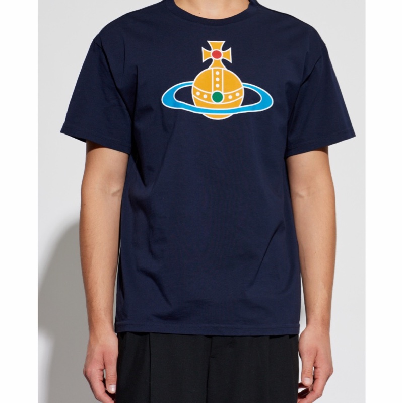 Vivienne Westwood 男士 短袖T恤S M L XL碼模特身高185CM,穿著L碼-3