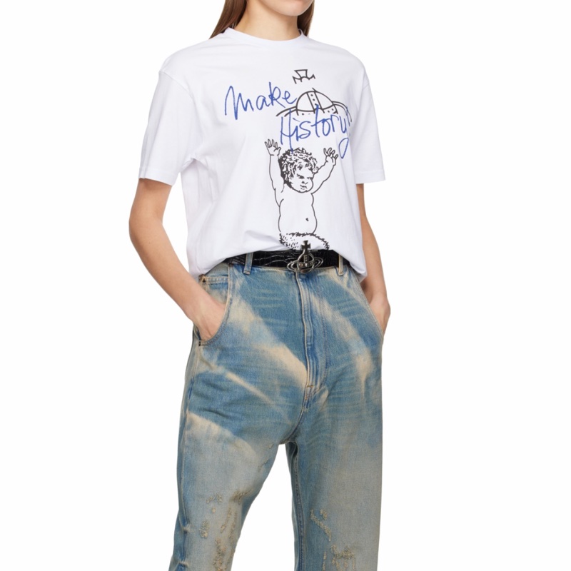 Vivienne Westwood 男女同款 短袖T恤XS S M L XL碼-2