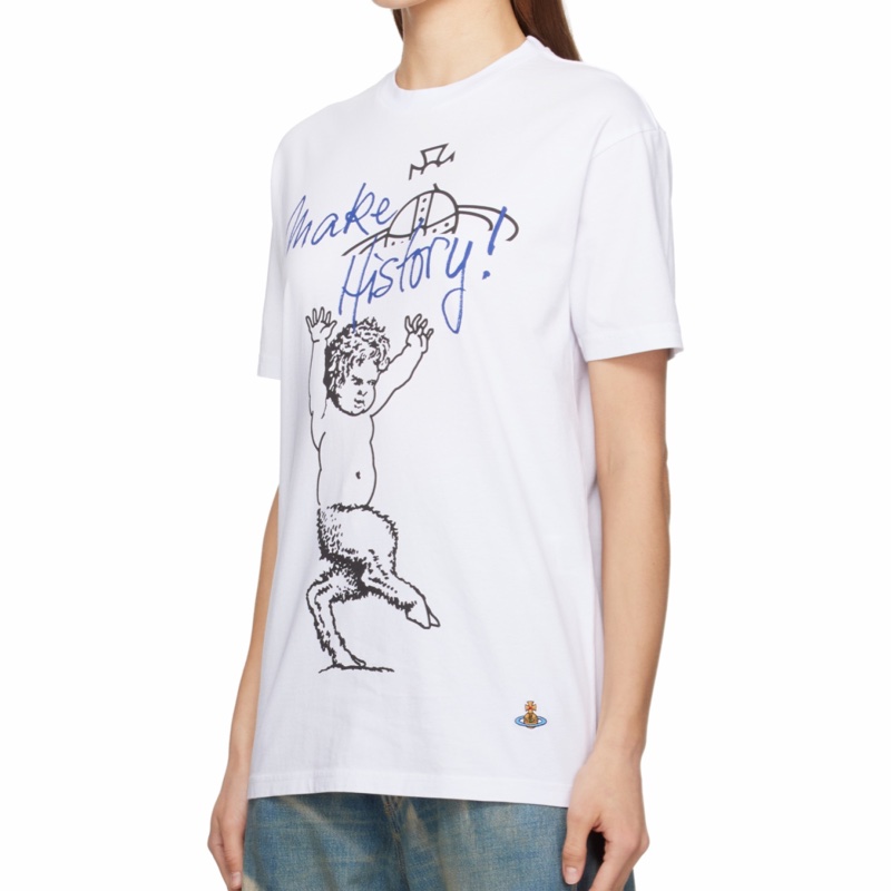 Vivienne Westwood 男女同款 短袖T恤XS S M L XL碼-4
