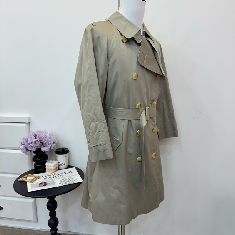 Burberry 經典風衣外套 中古 vintage-4