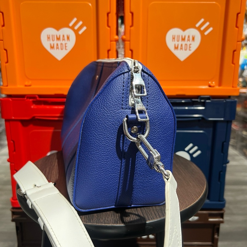 Lv city keepall 絕版 藍色斜挎包-3