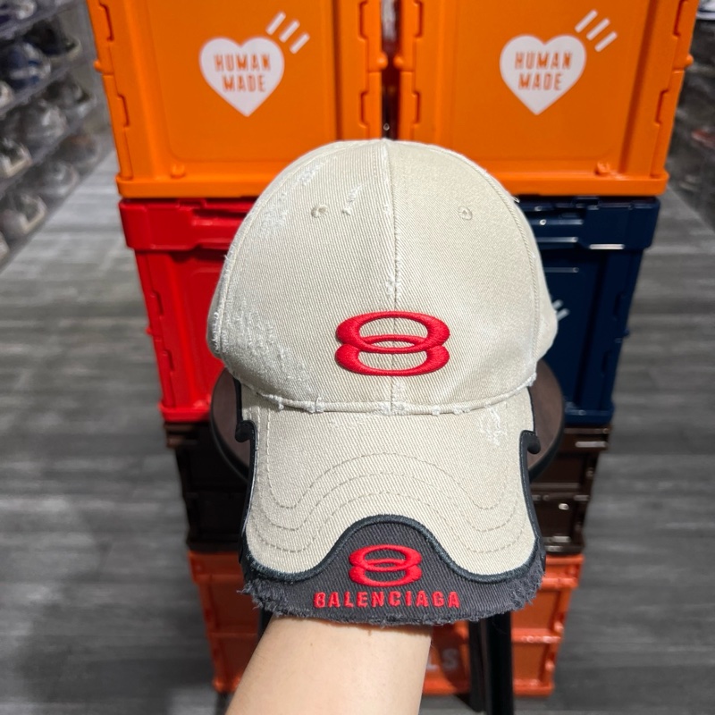 balenciaga 卡其 棒球帽-3